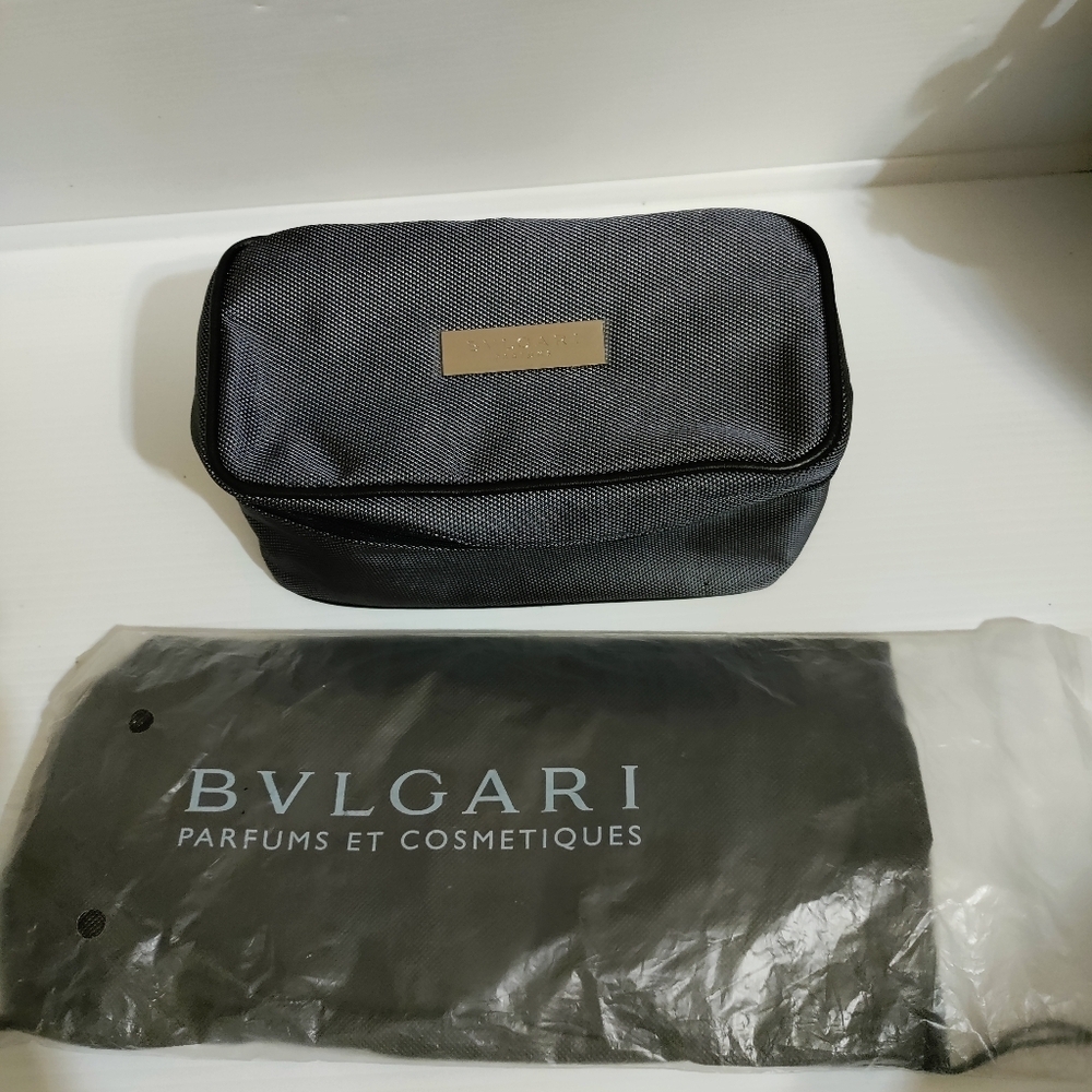 NWT! BVLGARI Parfums toiletry bag for men